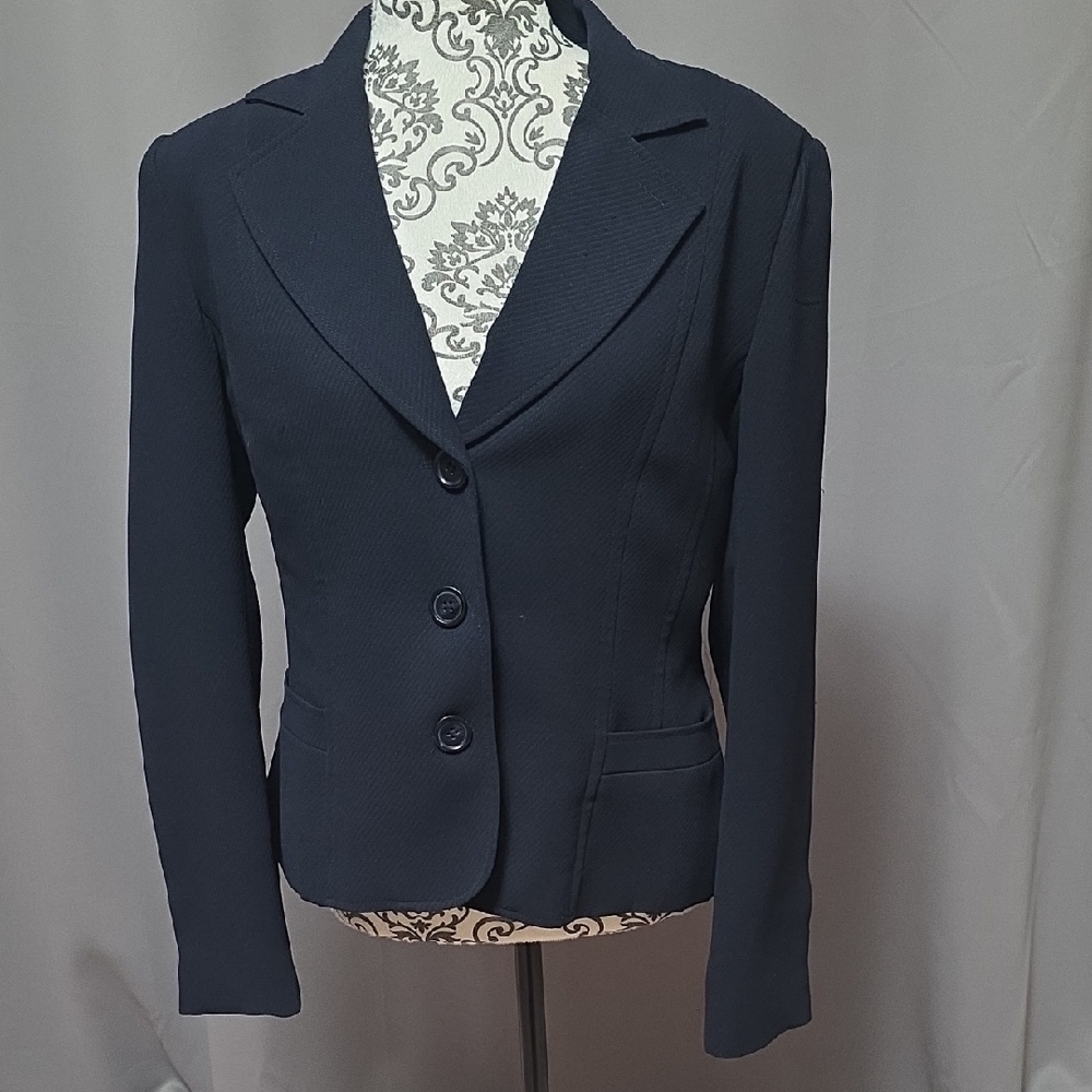 London Fog Dark Blue Women's Blazer